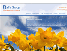 Tablet Screenshot of daffygroup.com